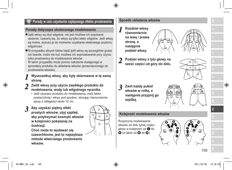 Panasonic EHHW51 User Manual | Page 105 / 162