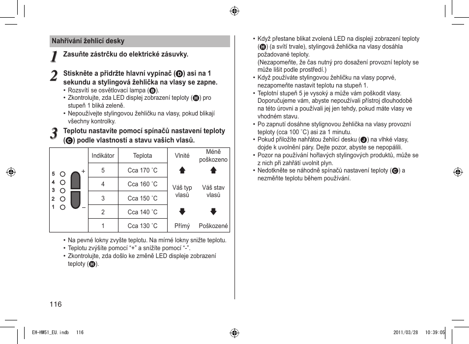 Panasonic EHHW51 User Manual | Page 116 / 162