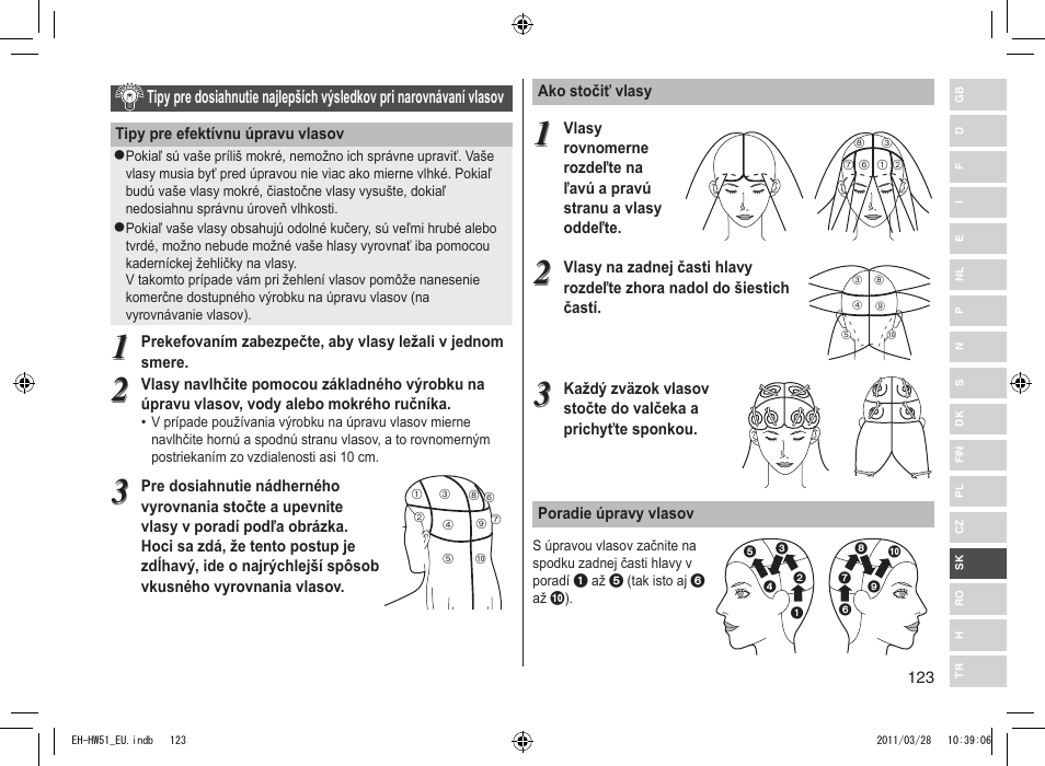 Panasonic EHHW51 User Manual | Page 123 / 162