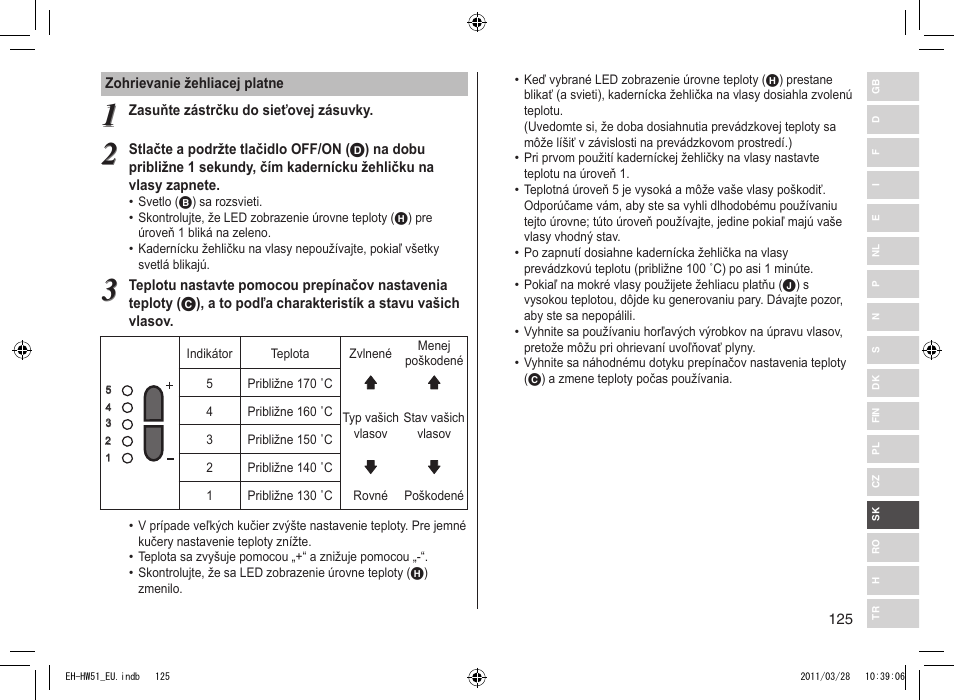 Panasonic EHHW51 User Manual | Page 125 / 162