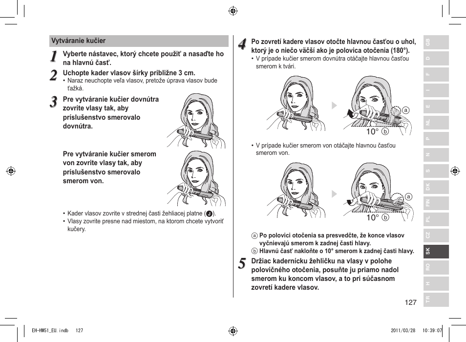 Panasonic EHHW51 User Manual | Page 127 / 162