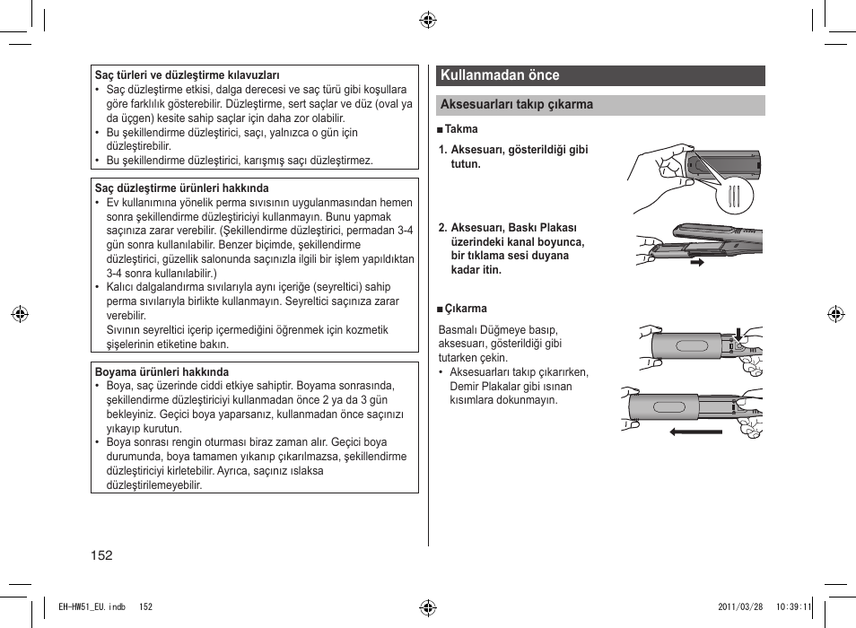 Panasonic EHHW51 User Manual | Page 152 / 162