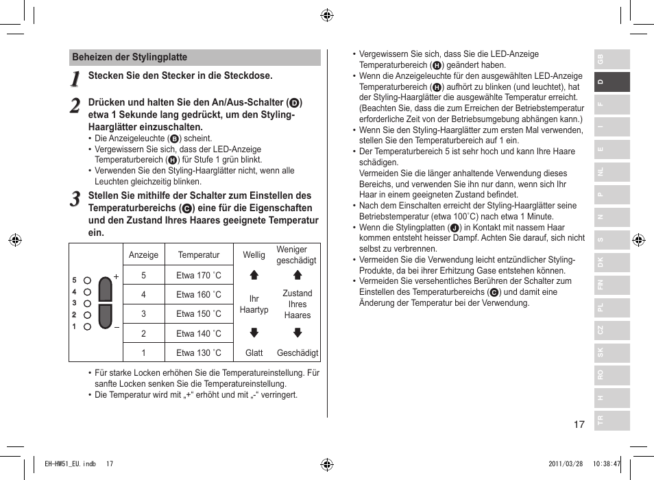 Panasonic EHHW51 User Manual | Page 17 / 162