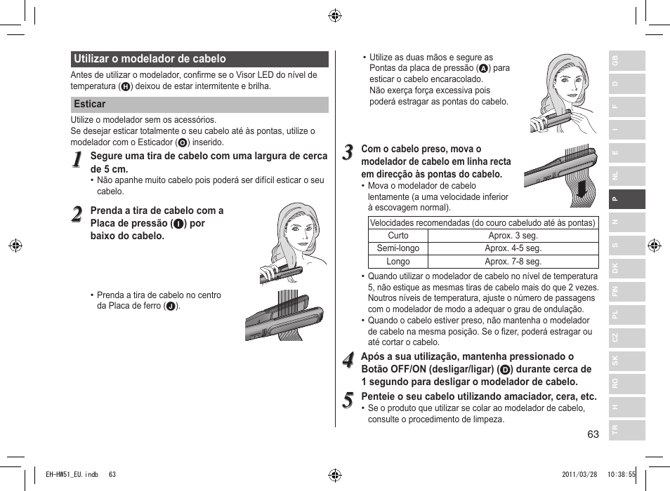 Panasonic EHHW51 User Manual | Page 63 / 162