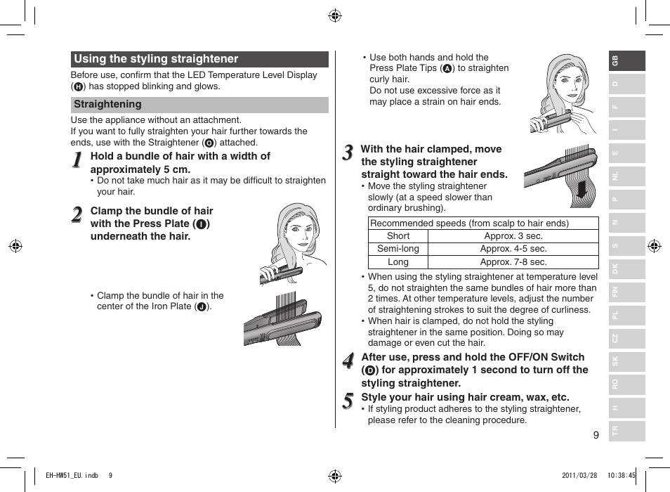 Panasonic EHHW51 User Manual | Page 9 / 162