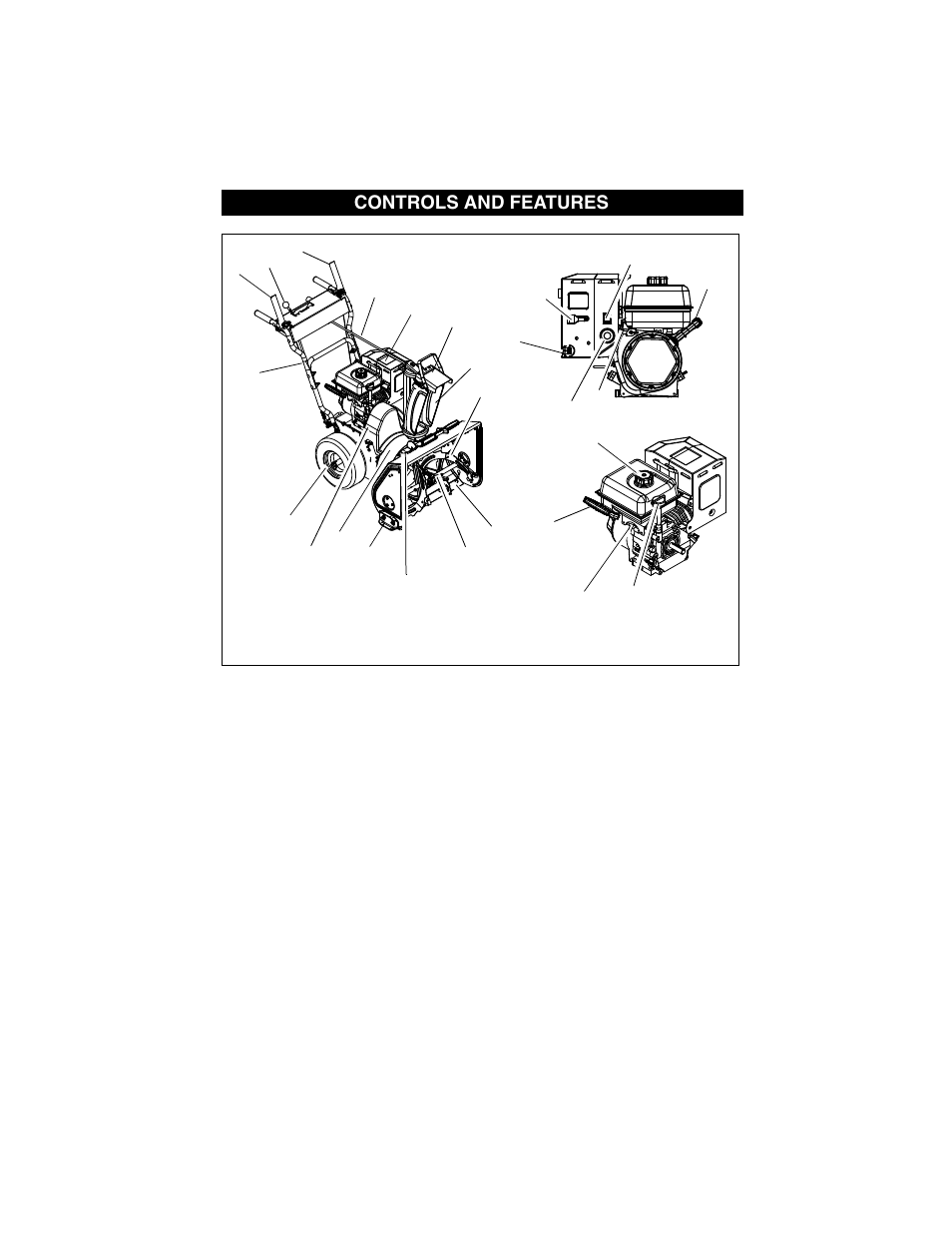 Controls and features | Ariens sno-tek 920401 User Manual | Page 11 / 34