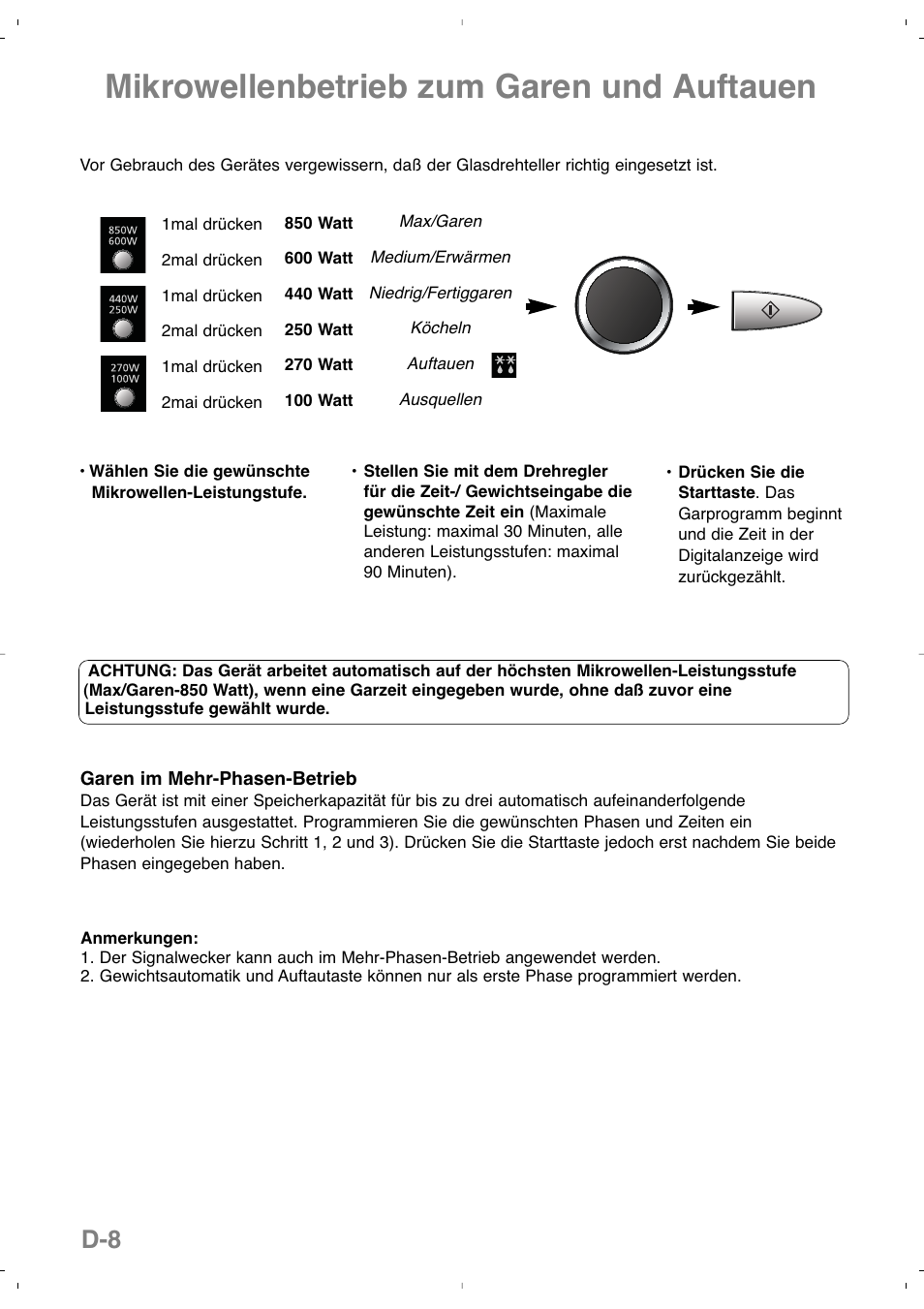 Mikrowellenbetrieb zum garen und auftauen | Panasonic NNSD279SEPG User Manual | Page 38 / 213
