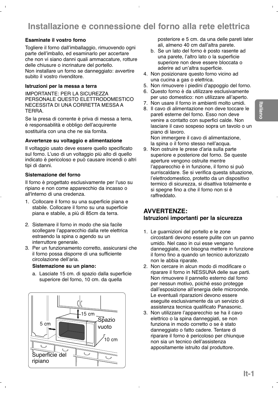 It-1 | Panasonic NNSD279SEPG User Manual | Page 59 / 213