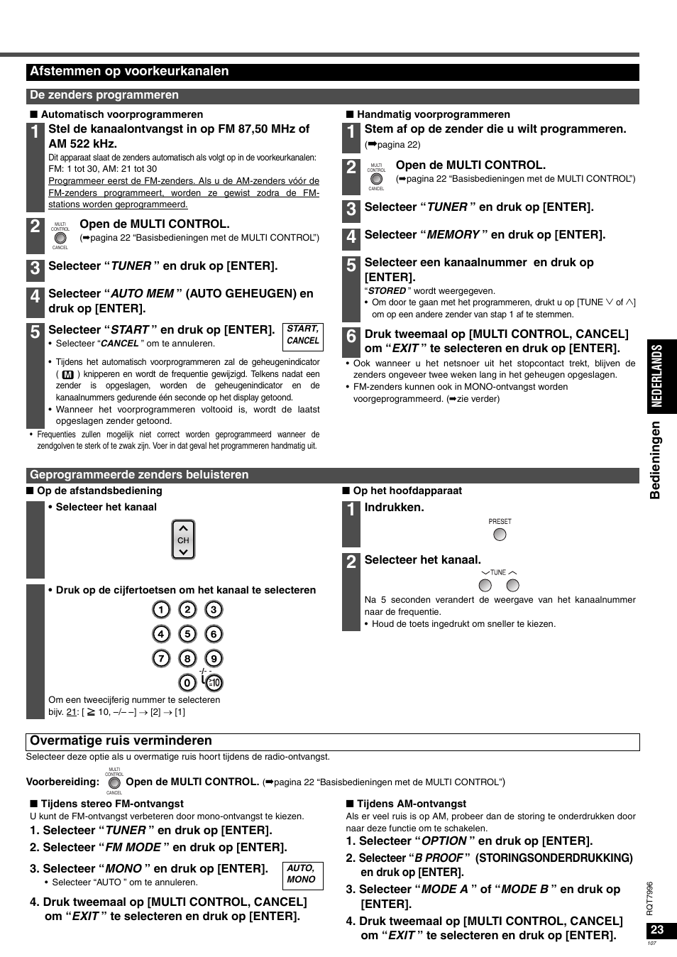 Panasonic SAXR55 User Manual | Page 107 / 168