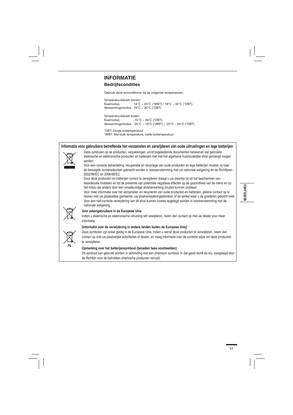Informatie | Panasonic S45PN1E5 User Manual | Page 51 / 104