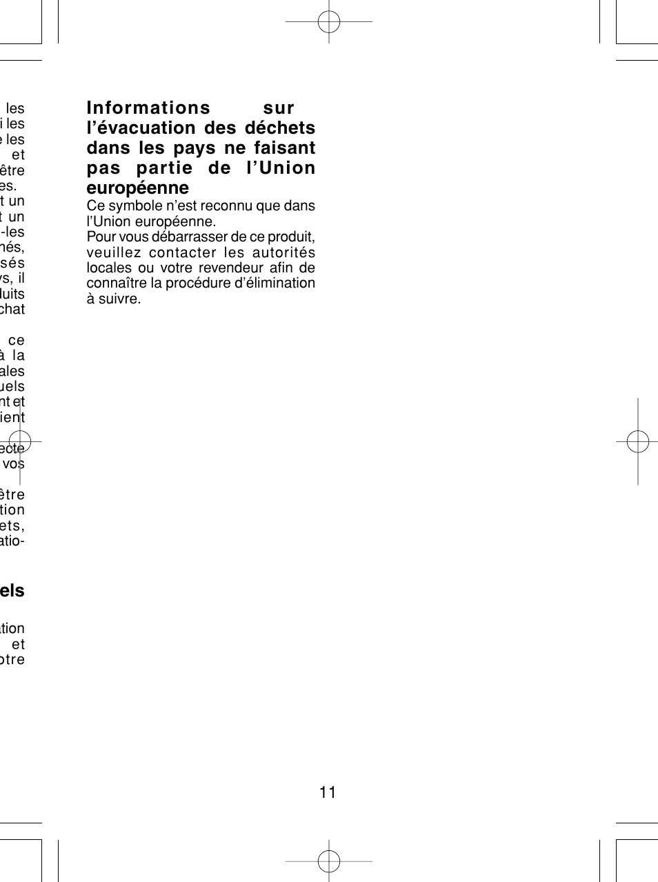 Panasonic ER430 User Manual | Page 11 / 48