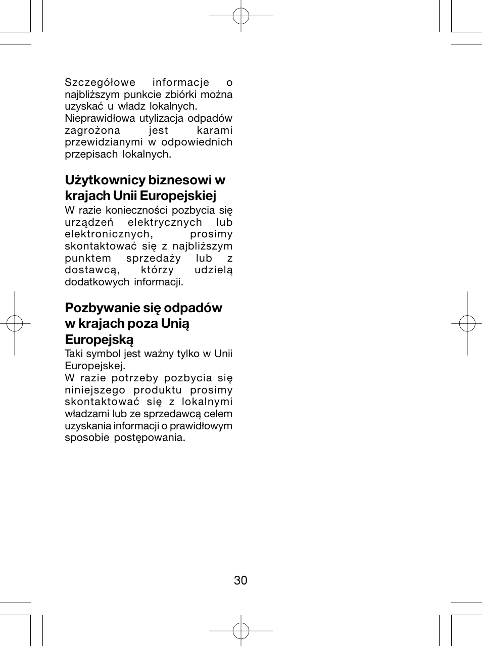 Panasonic ER430 User Manual | Page 30 / 48