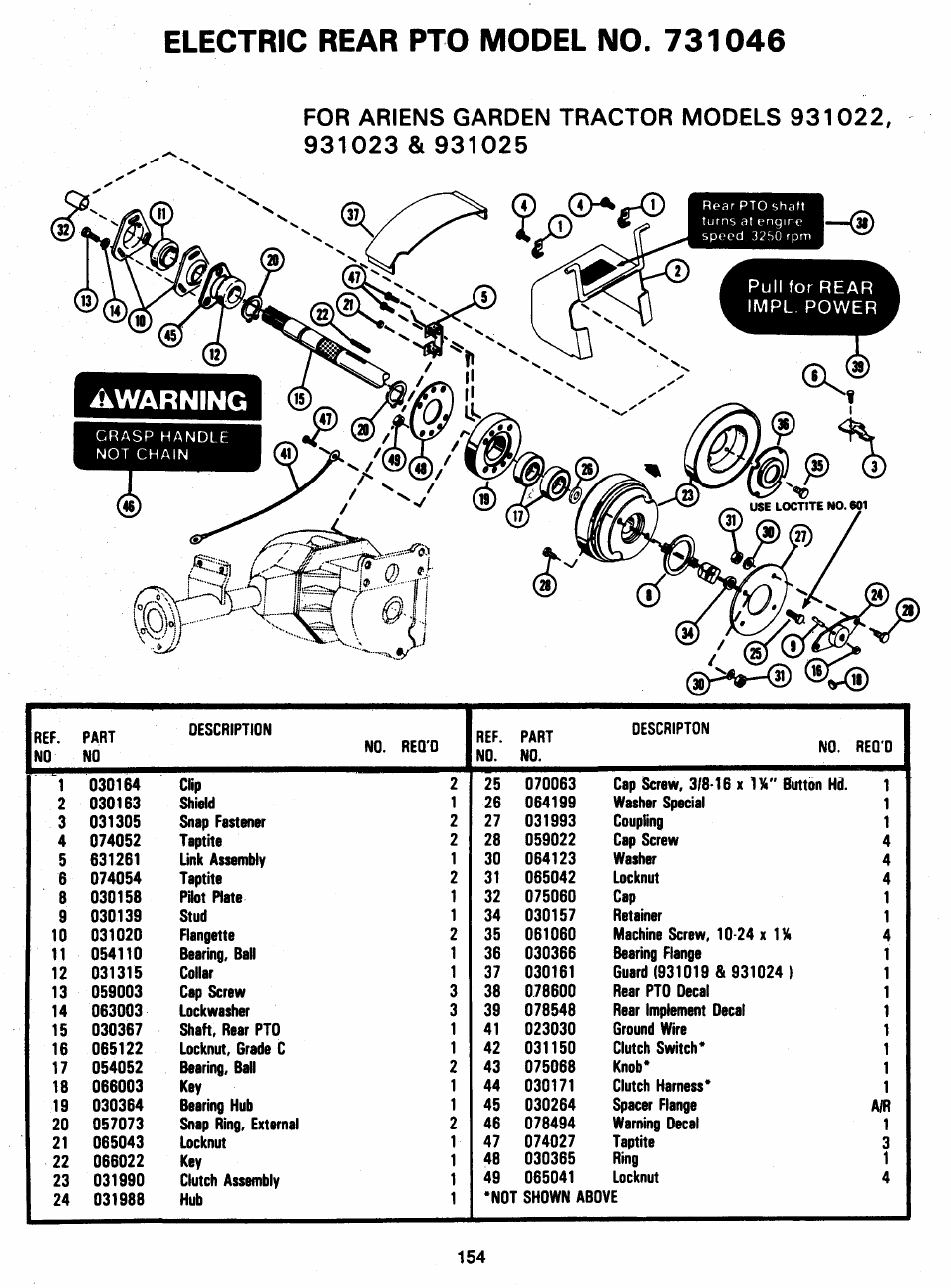 Ariens 931 User Manual | Page 155 / 167