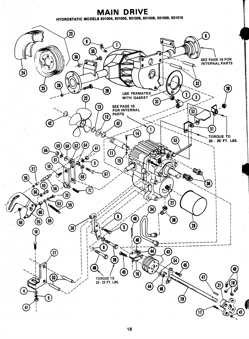 Main drive | Ariens 931 User Manual | Page 19 / 167