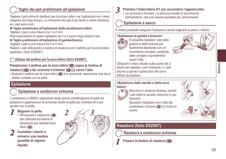 Panasonic ES2064 User Manual | Page 25 / 136