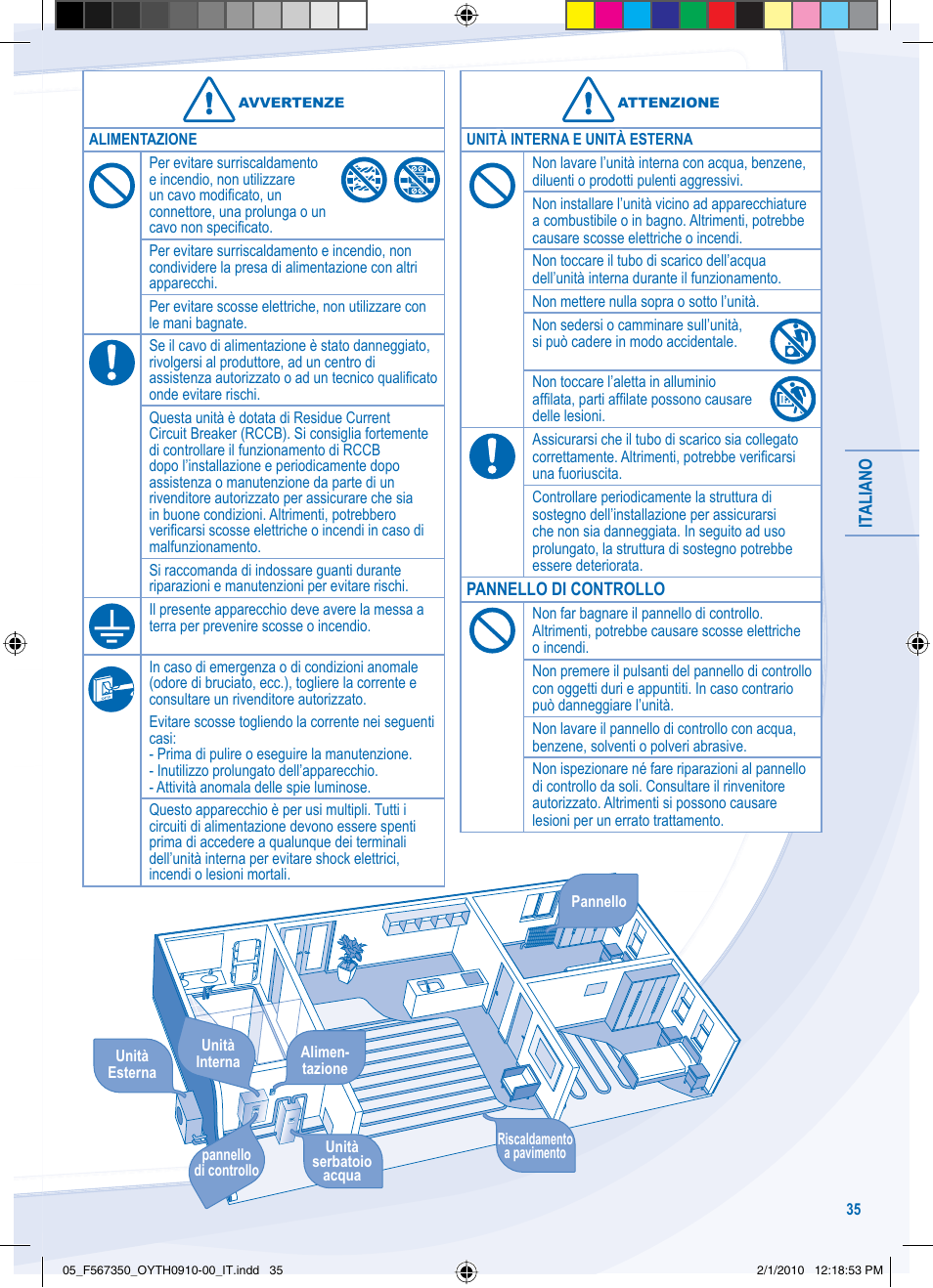 Panasonic WHUD09CE5 User Manual | Page 35 / 76