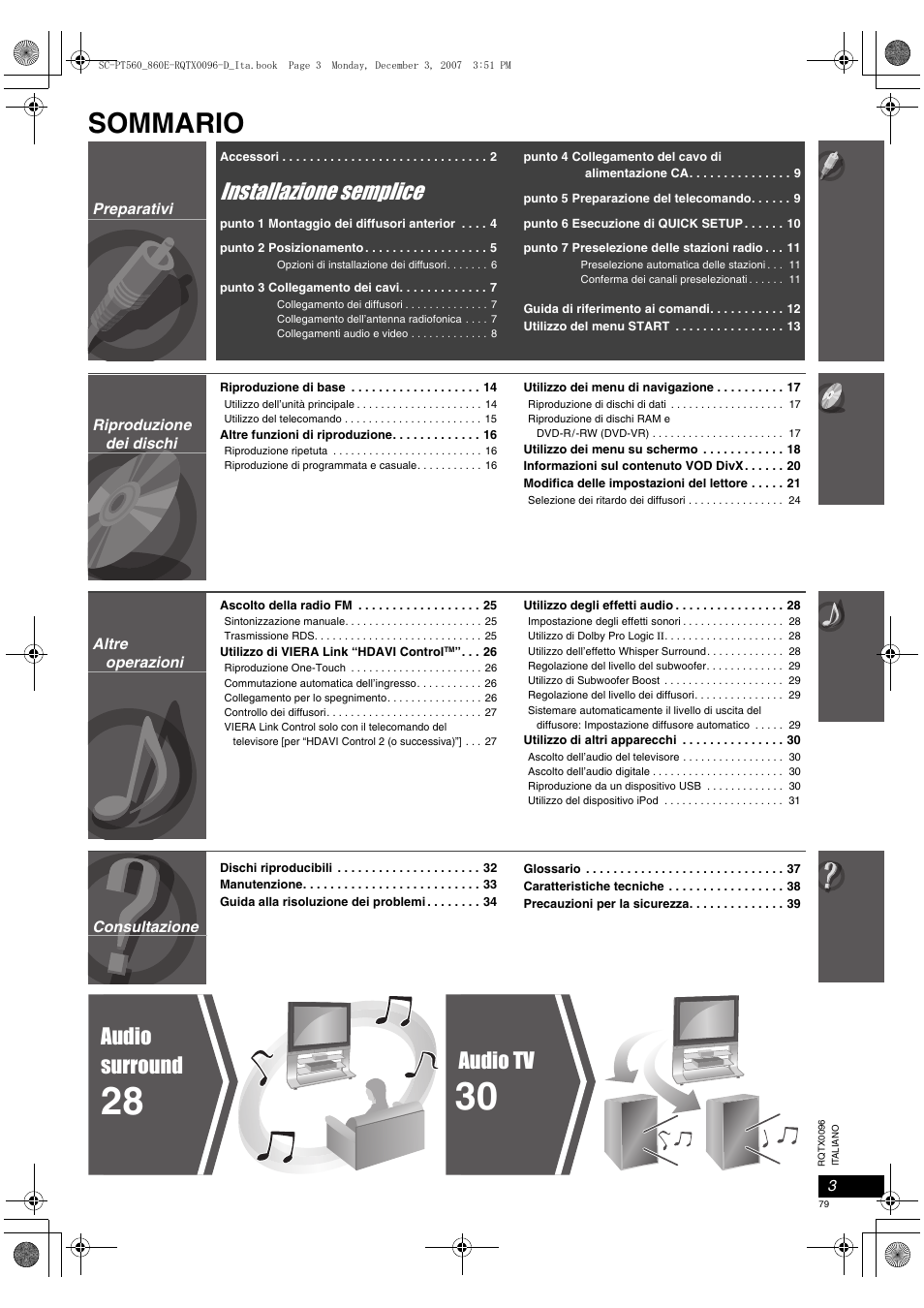 Panasonic SCPT560 User Manual | Page 79 / 116