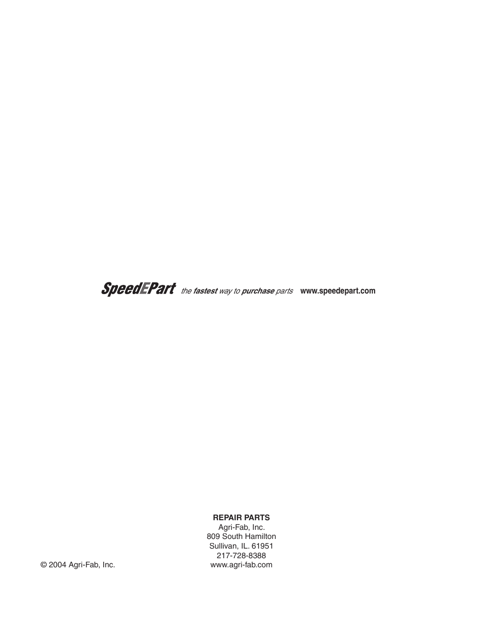 Agri-Fab Poly Lawn Cart 45-02264 User Manual | Page 8 / 8