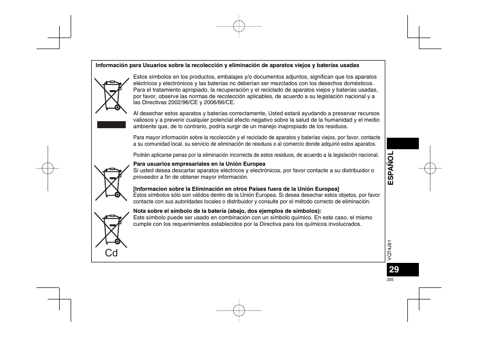 Panasonic RRXS450E User Manual | Page 205 / 234