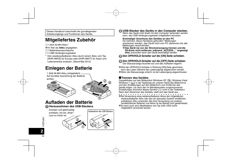 Vqt4j81_rr-xs450_420-e_ge_120528 | Panasonic RRXS450E User Manual | Page 94 / 234