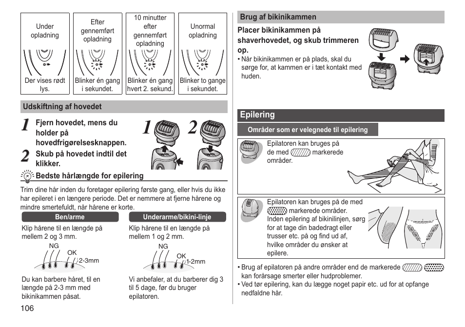 Panasonic ESWD92 User Manual | Page 106 / 190