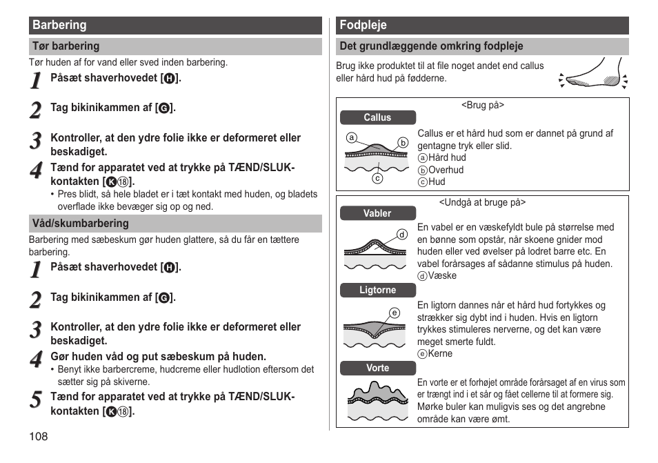 Panasonic ESWD92 User Manual | Page 108 / 190