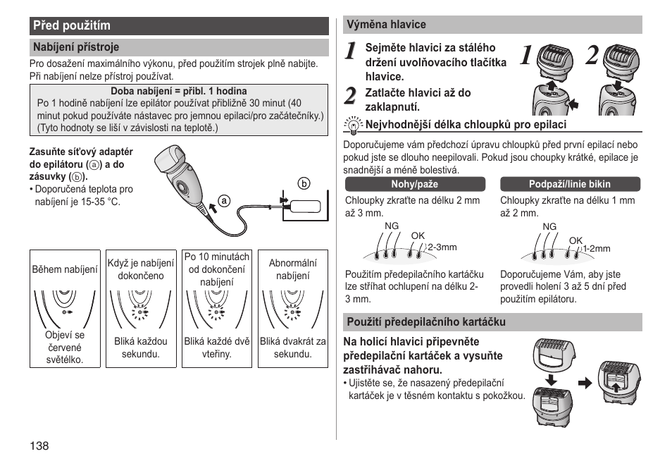 Panasonic ESWD92 User Manual | Page 138 / 190