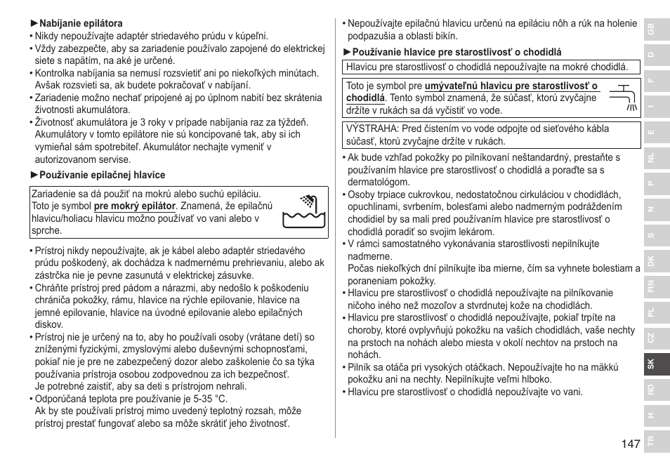 Panasonic ESWD92 User Manual | Page 147 / 190