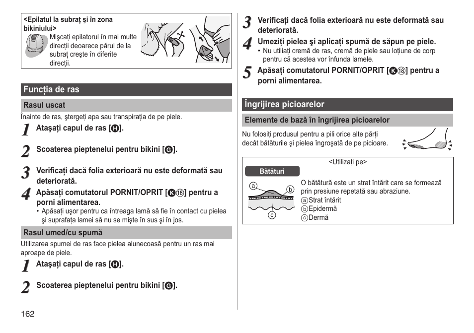 Panasonic ESWD92 User Manual | Page 162 / 190