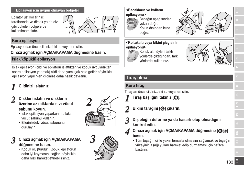 Panasonic ESWD92 User Manual | Page 183 / 190