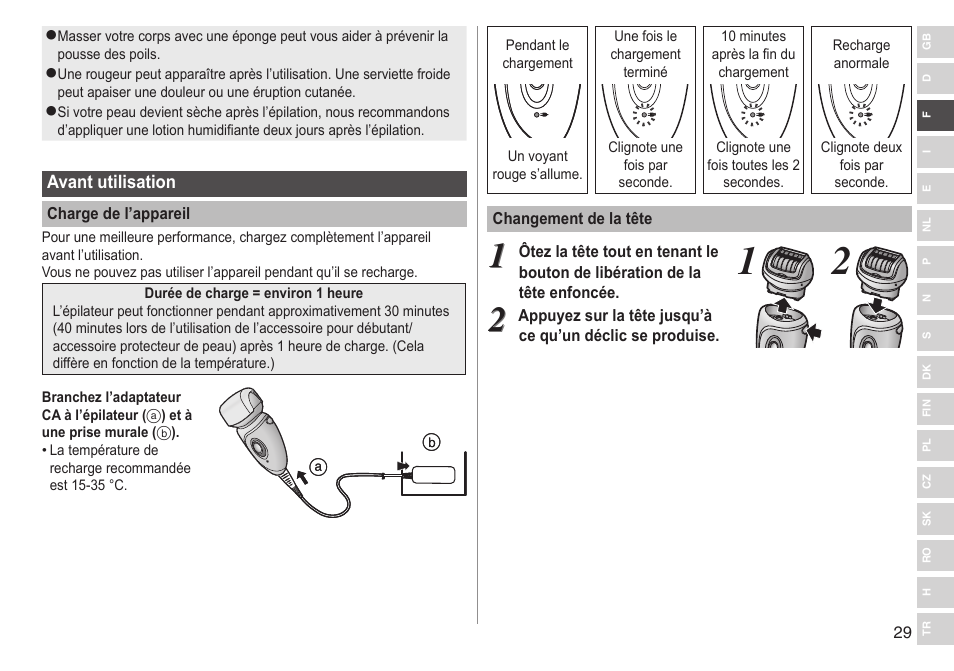 Panasonic ESWD92 User Manual | Page 29 / 190