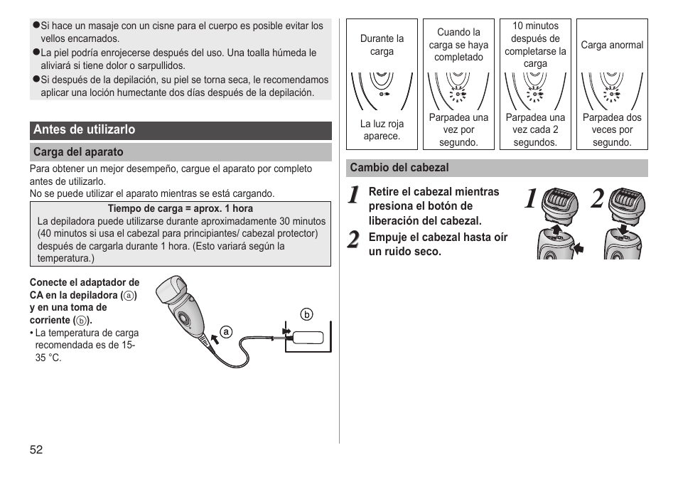 Panasonic ESWD92 User Manual | Page 52 / 190