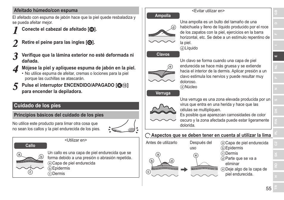 Panasonic ESWD92 User Manual | Page 55 / 190