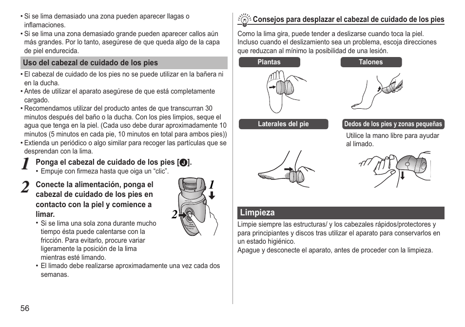 Panasonic ESWD92 User Manual | Page 56 / 190