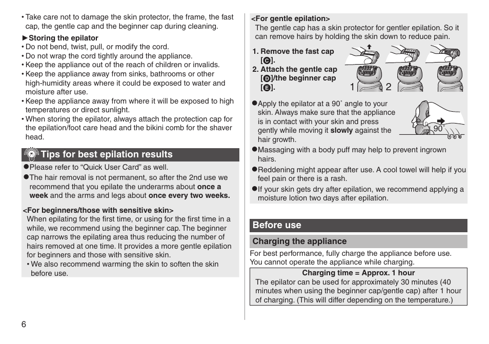 Panasonic ESWD92 User Manual | Page 6 / 190