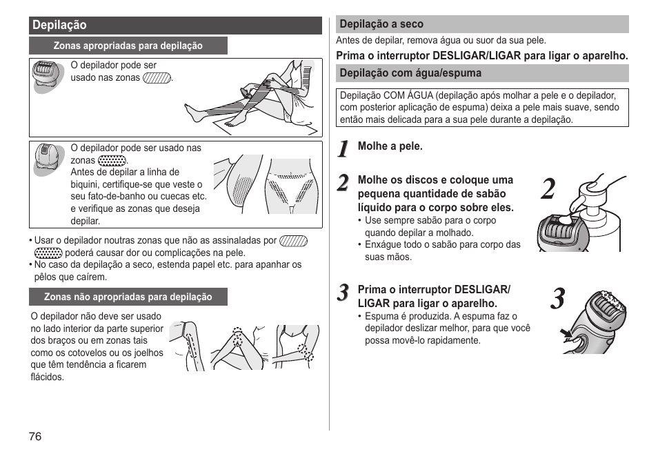 Panasonic ESWD92 User Manual | Page 76 / 190