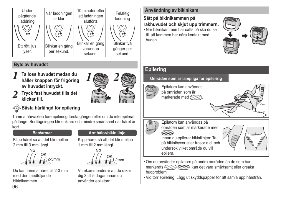 Panasonic ESWD92 User Manual | Page 96 / 190