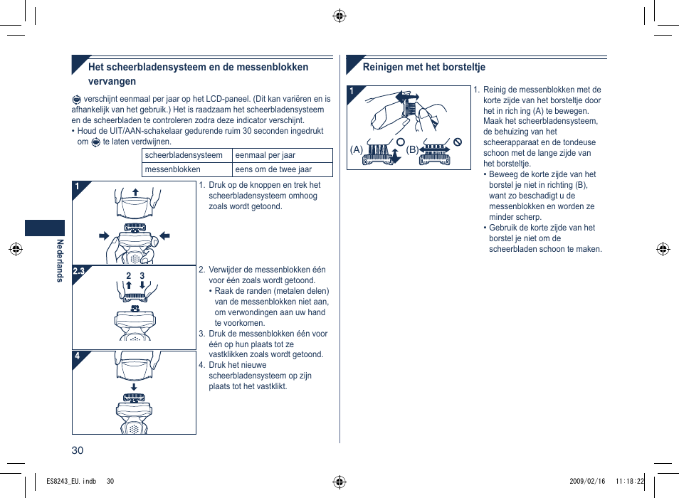 Panasonic ES8243 User Manual | Page 30 / 116