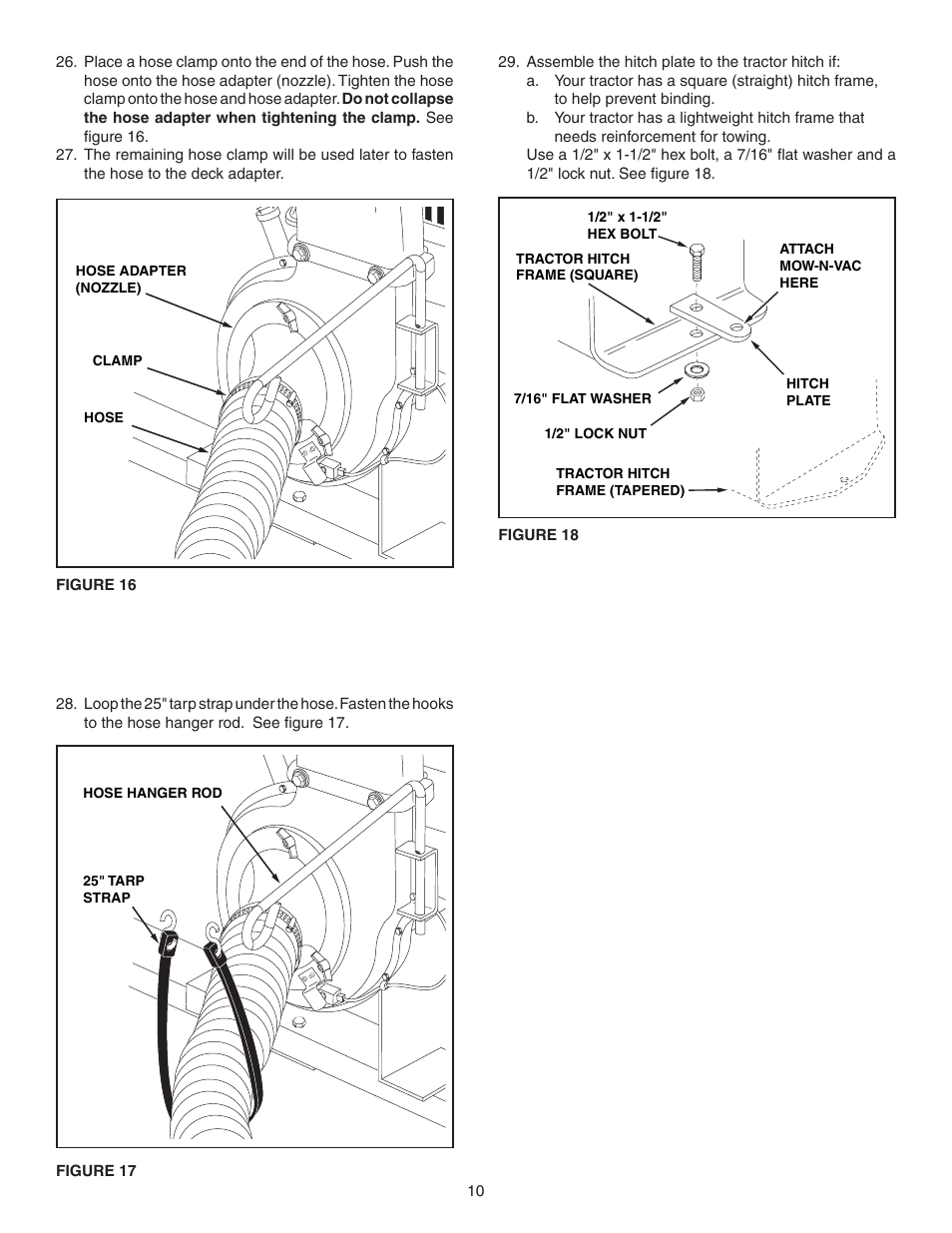 Agri-Fab Mow-N-Vac 45-04072 User Manual | Page 10 / 28