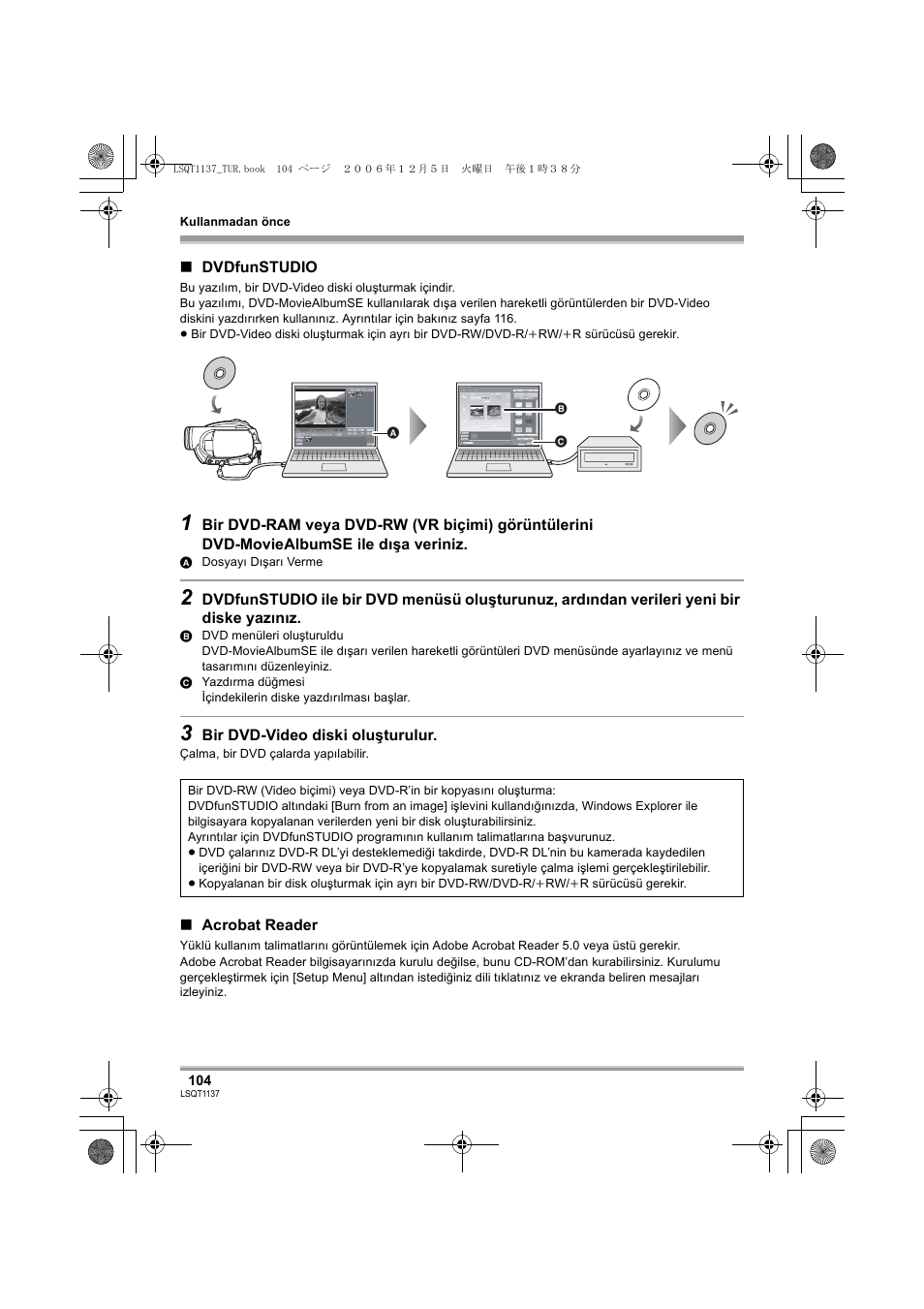 Panasonic VDRD310EG User Manual | Page 104 / 124