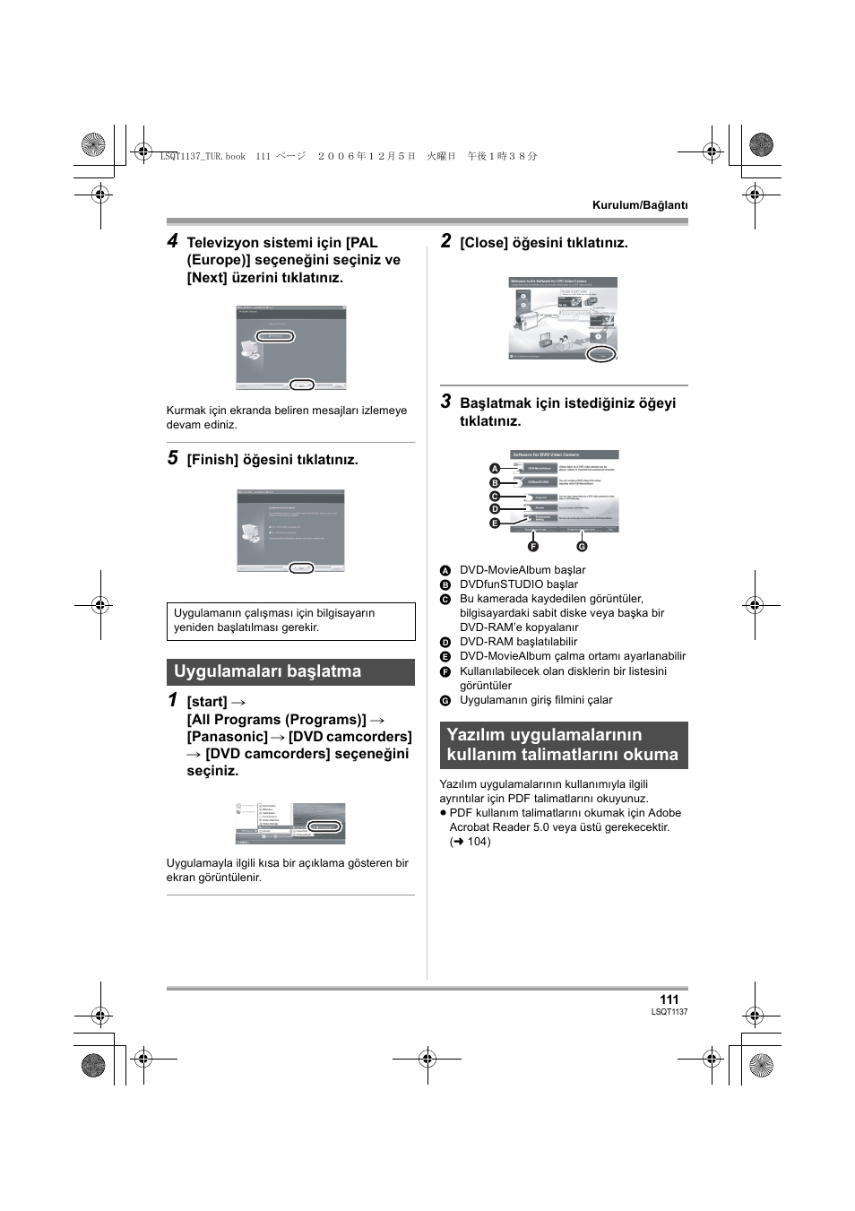 Panasonic VDRD310EG User Manual | Page 111 / 124