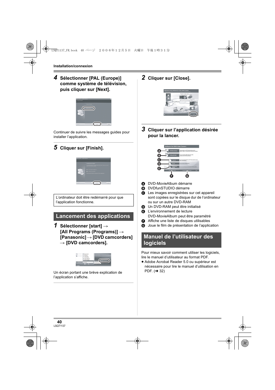 Panasonic VDRD310EG User Manual | Page 40 / 124