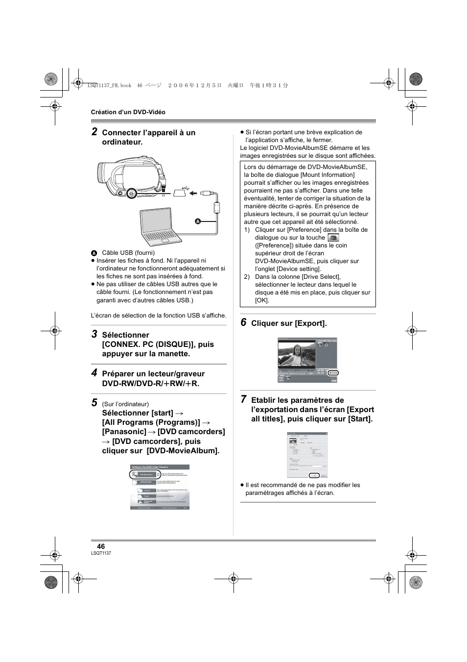Panasonic VDRD310EG User Manual | Page 46 / 124