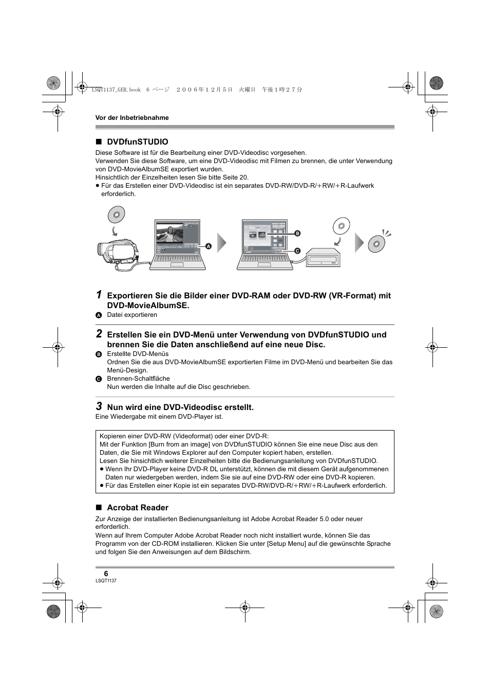 Panasonic VDRD310EG User Manual | Page 6 / 124