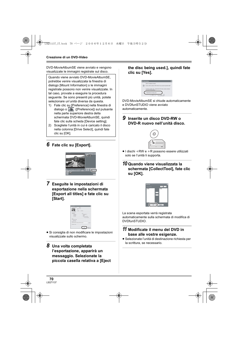 Panasonic VDRD310EG User Manual | Page 70 / 124