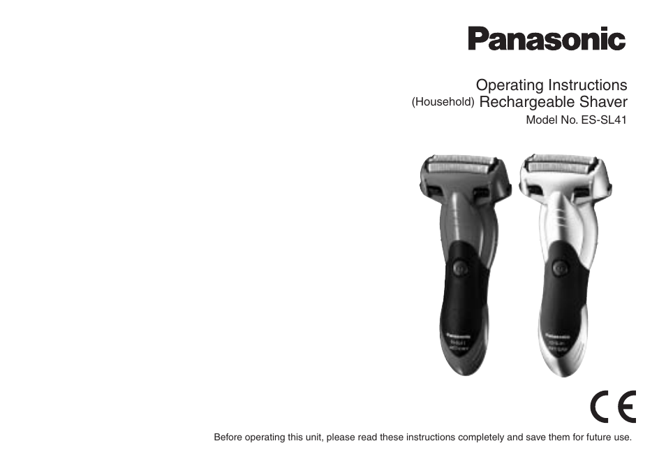 Panasonic ESSL41 User Manual | 138 pages