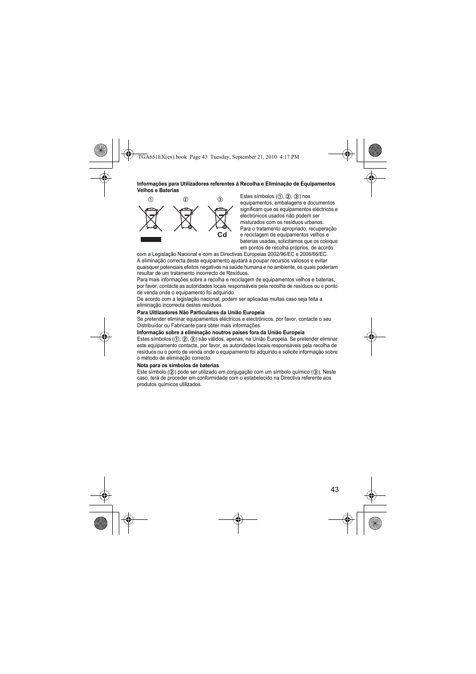 Panasonic KXTGA651EX User Manual | Page 43 / 80