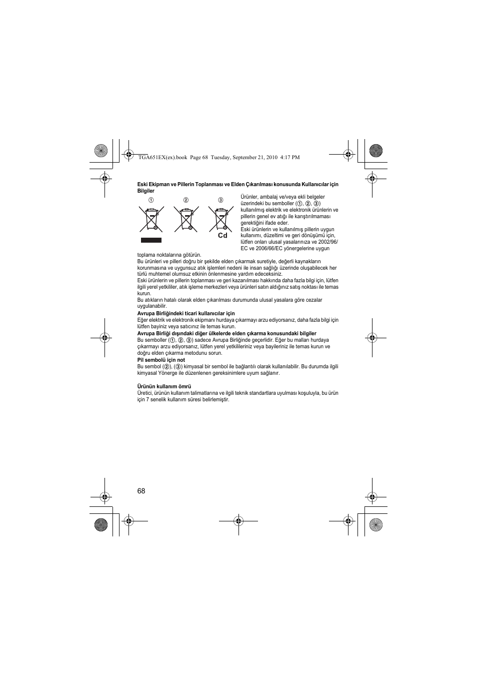 Panasonic KXTGA651EX User Manual | Page 68 / 80