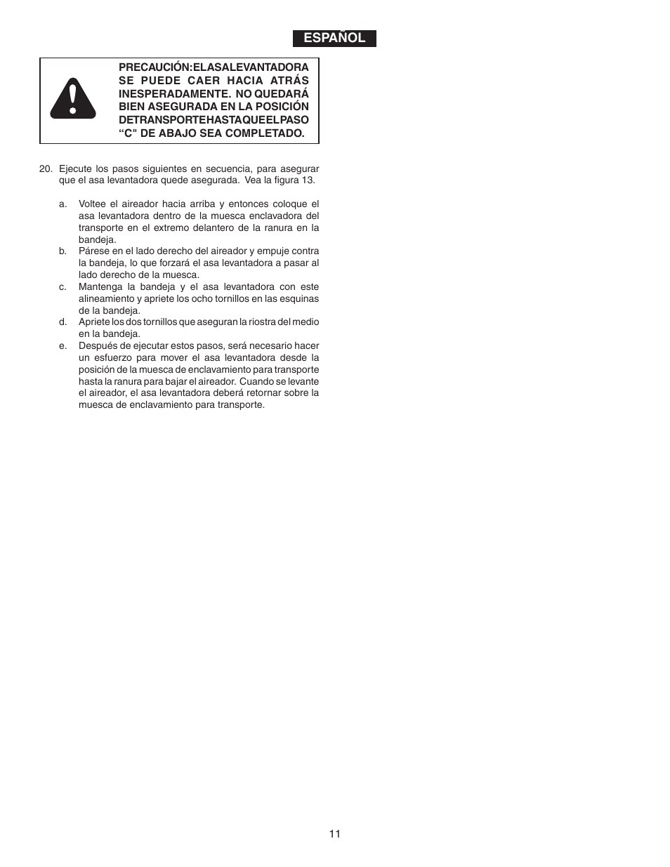 Agri-Fab 45-0298 User Manual | Page 11 / 20
