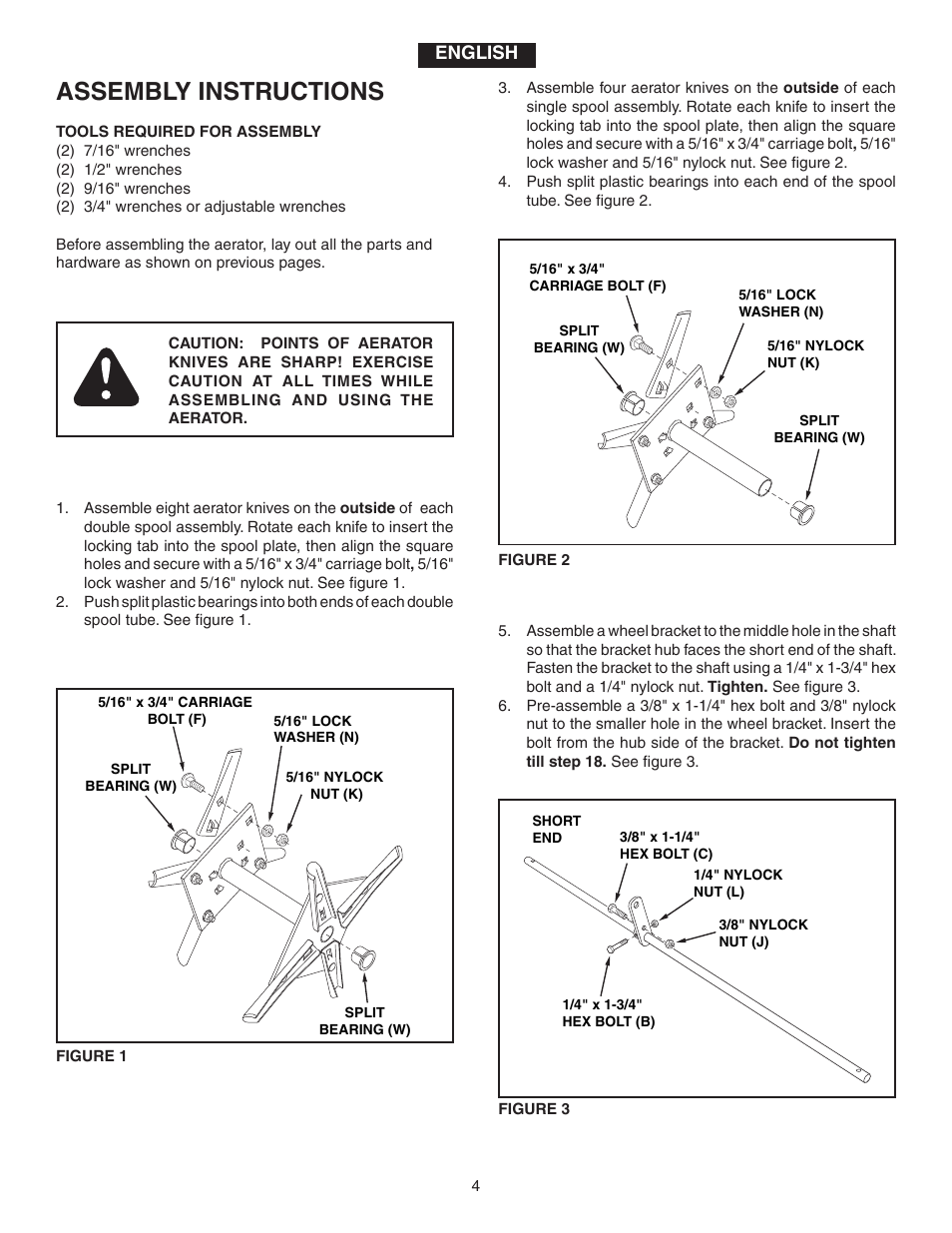 Assembly instructions | Agri-Fab 45-0298 User Manual | Page 4 / 20